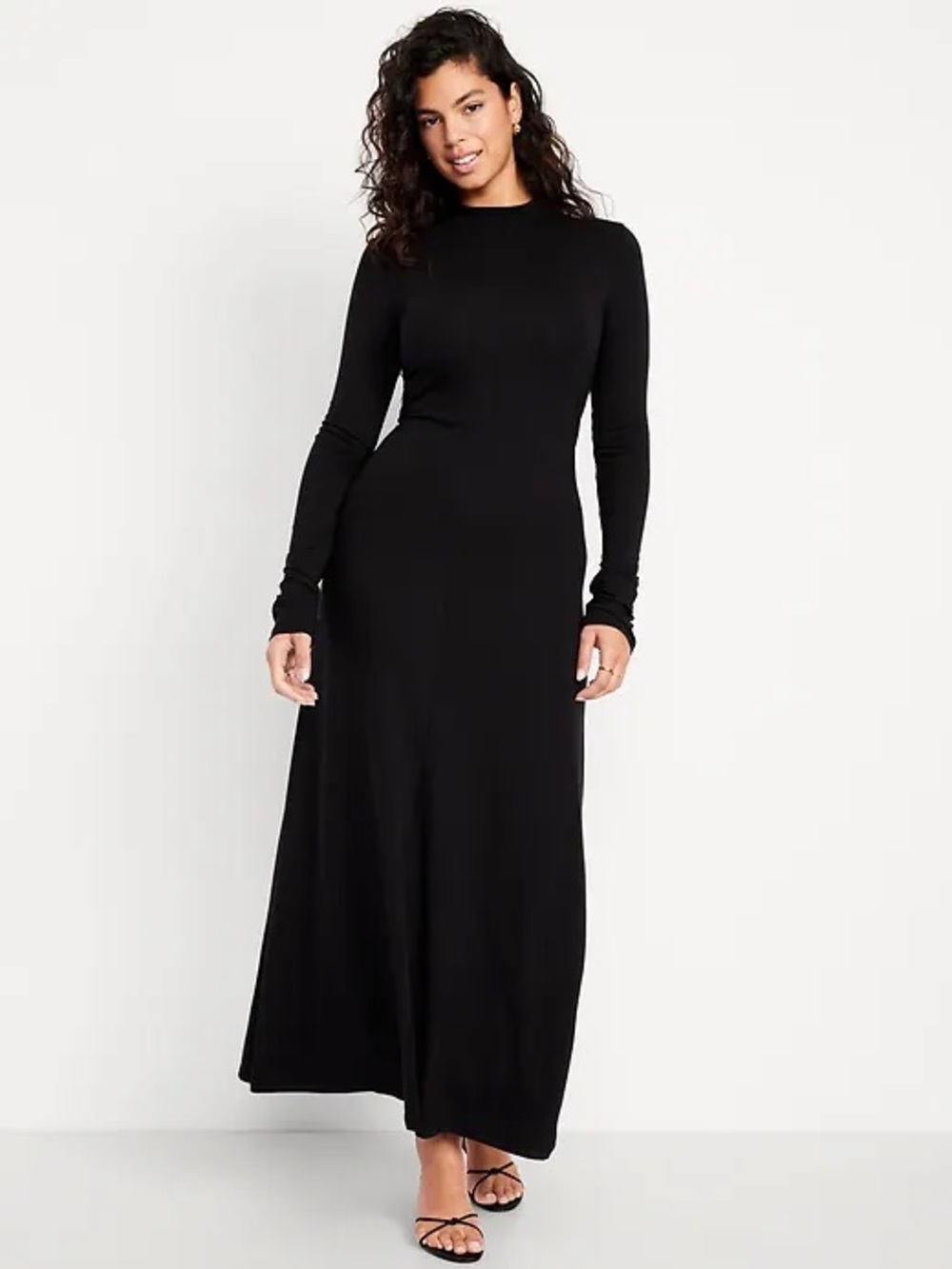 Old Navy Black Mock Dress